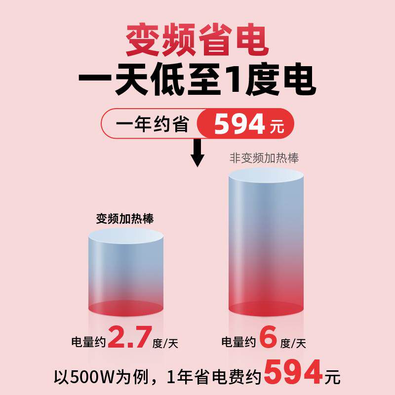 新款鱼缸加热棒自动恒温省电加热器智能温控加温棒乌龟龟包邮
