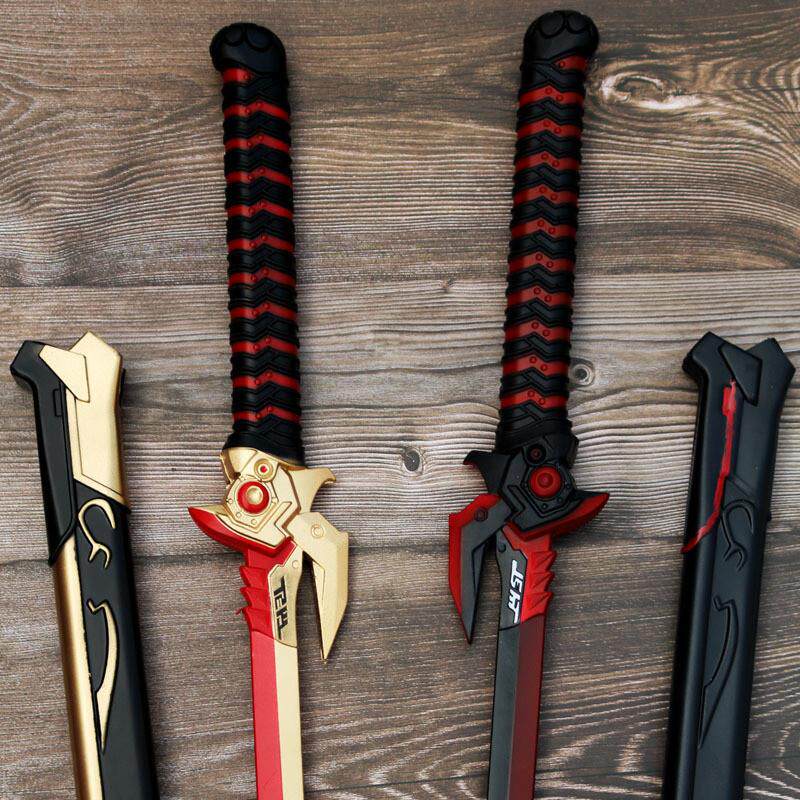新款守望死神邪鬼Weapons and props PU刀剑 带鞘兵器聚氨酯模型