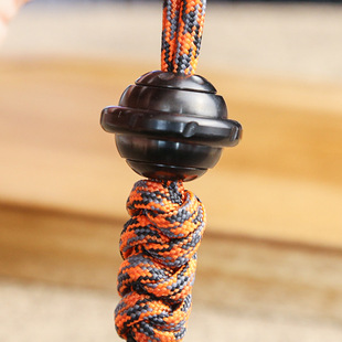 黑色UFO二代不锈钢刀坠指尖陀螺成人金属解压玩具EDC户外刀坠EDC