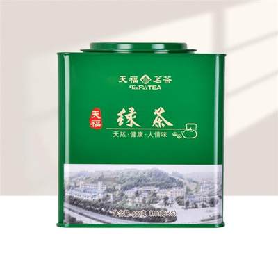 天福茗茶 绿茶峨眉山茶 四川原产绿茶茶叶绿茶500G罐装