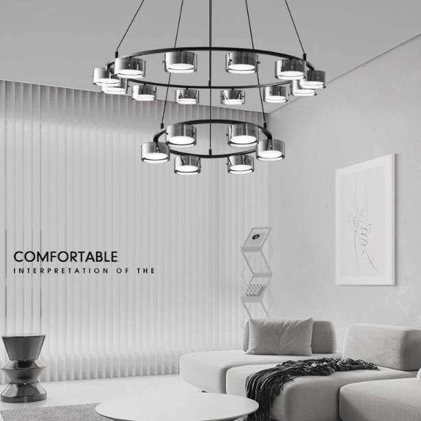 意式轻奢客厅吊灯创意艺术酒店别墅全屋吊灯设计师loft挑空灯具,家装灯饰光源,餐厅吊灯,淘宝优惠券,粉丝福利购,淘宝优惠卷