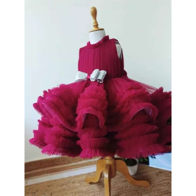 儿童洛丽塔蓬蓬裙内搭可调节礼服裙撑衬裙花童Children ball gown