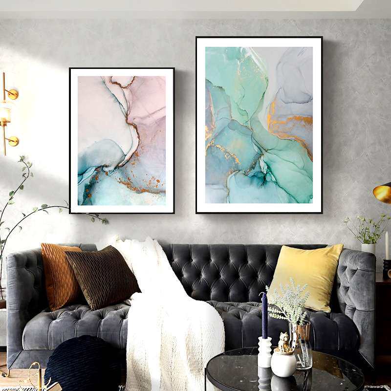 北欧抽象客厅装饰画沙发背景墙面挂画玄关现代简欧挂画床头壁画