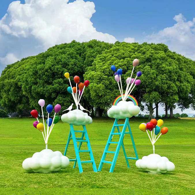 户外网红云朵气球雕塑景区海滩民宿秋千装饰粉色火焰山打卡大摆件,节庆用品/礼品,路引,淘宝优惠券,粉丝福利购,淘宝优惠卷
