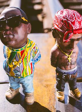 0新款纪念传奇人物手工树脂工艺品摆件家居办公室桌面摆件人偶雕