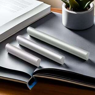 现代简约美式一字实心太空铝金色黑色银色拉手抽屉衣柜橱柜门把手