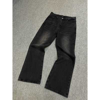 【Einsamer Richer】重制2021M暗黑水洗做旧微喇牛仔裤