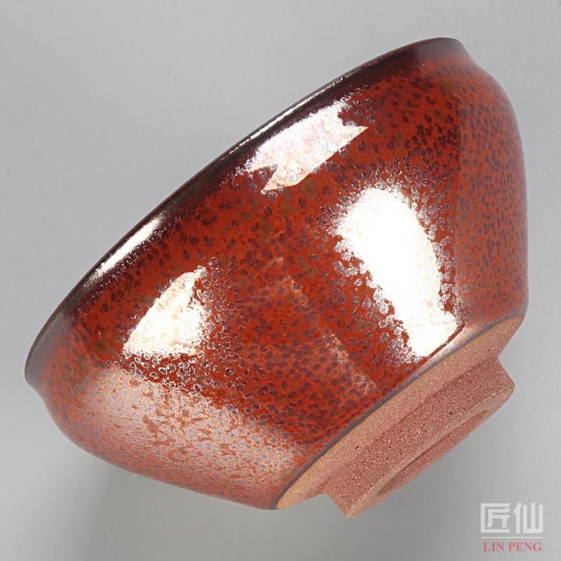 陈为椿大师建盏茶杯窑变天目釉全手工品茗杯单杯家用大号主人杯