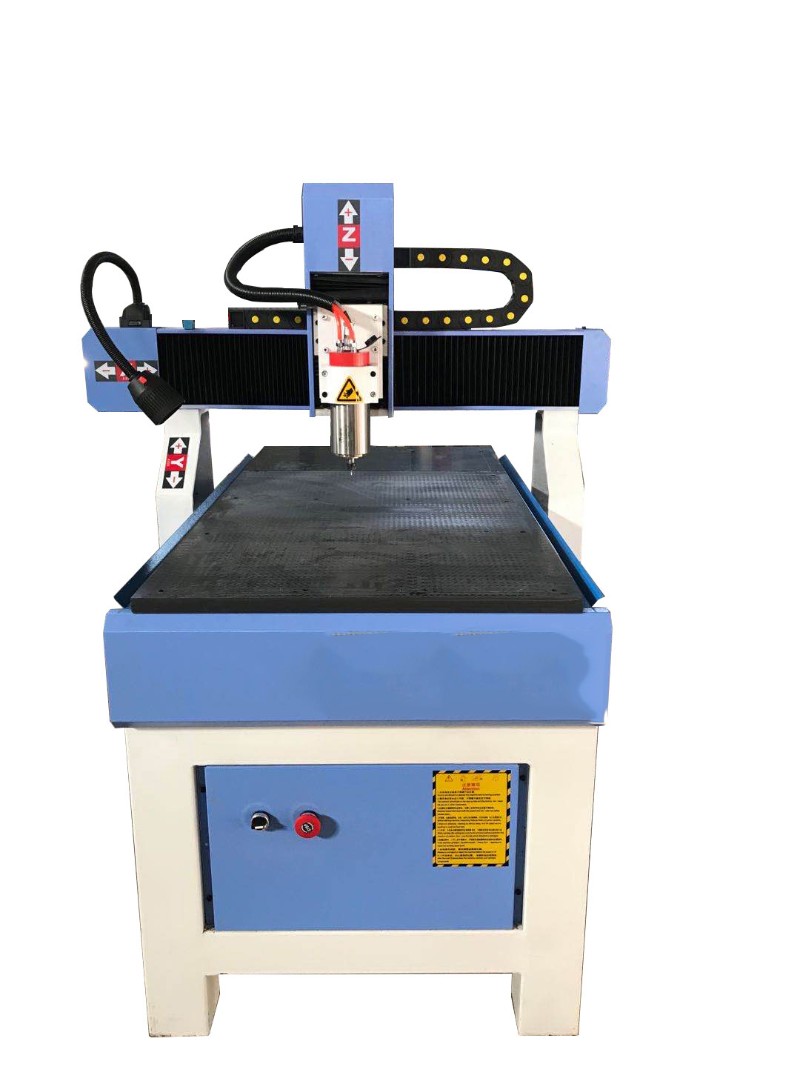 6090小型数控雕刻机双色板PVC标牌EVA内衬木工石材全自动精雕机