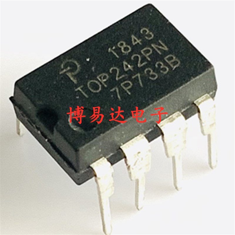 TOP242PN  开关电源管理芯片TOP242P DIP 直插