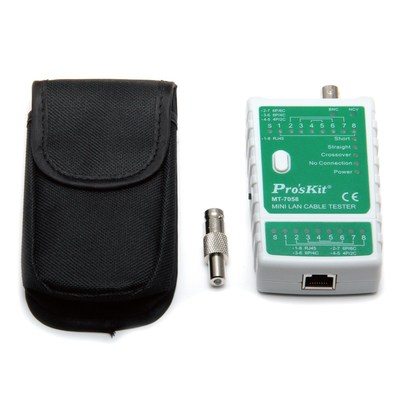 台湾宝工MT-7058迷你网络测试器 网络测线仪 网线测试仪 测线器