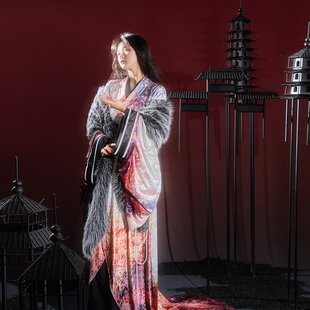 2022国风大典走秀款【鸿宴】异志阁原创改良汉服冬季汉元素战国袍