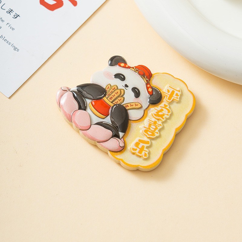 高颜值熊猫冰箱贴创意可爱吉祥礼物成都旅游纪念品磁性贴磁吸装饰