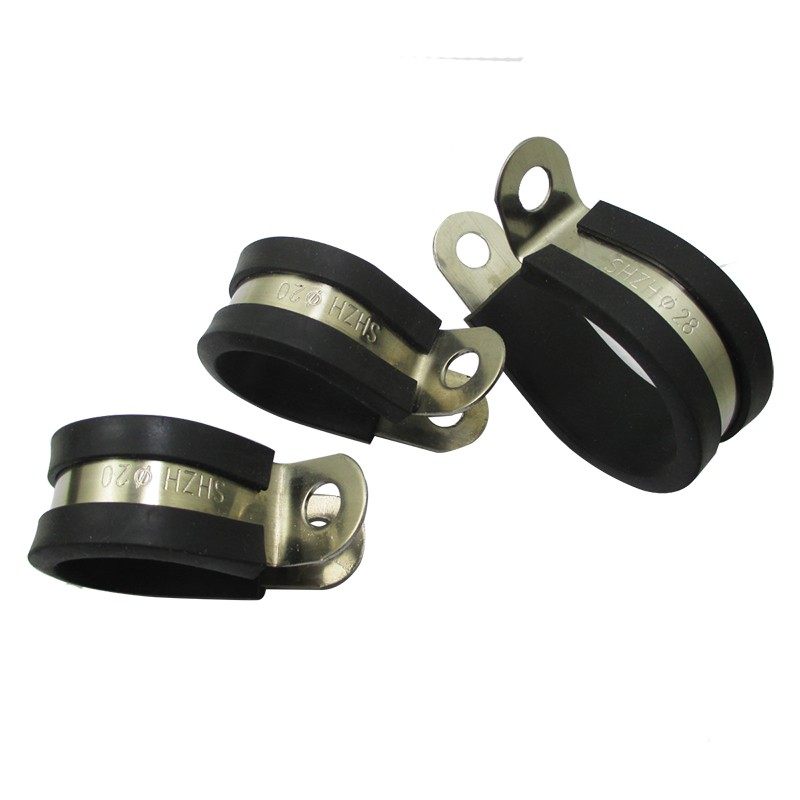 304不锈钢连胶条卡箍R型管卡M6安装孔电缆绝缘线夹减震橡胶F1型卡,个性定制/设计服务/DIY,明信片定制,淘宝优惠券,粉丝福利购,淘宝优惠卷