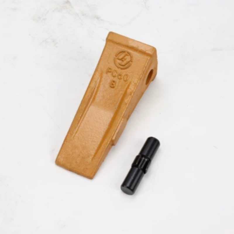 挖土机斗齿小松PC60耐磨斗齿100/200开山齿Q破冰齿岩石牙齿座销钉