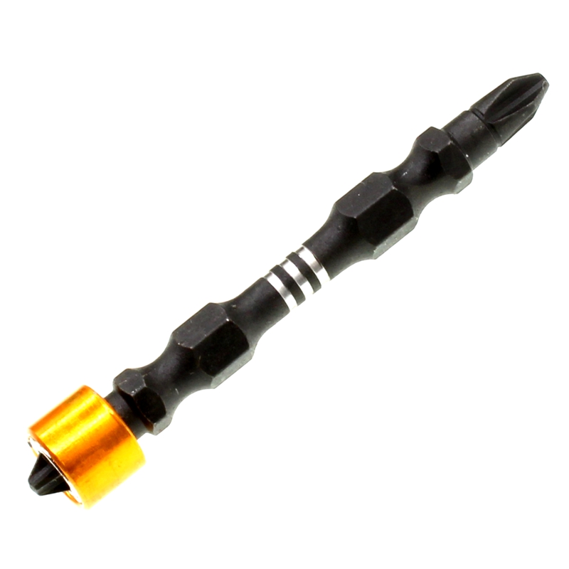 S2T钢超硬耐磨工业级十字批头套装磁性双头风批 电动螺丝刀头