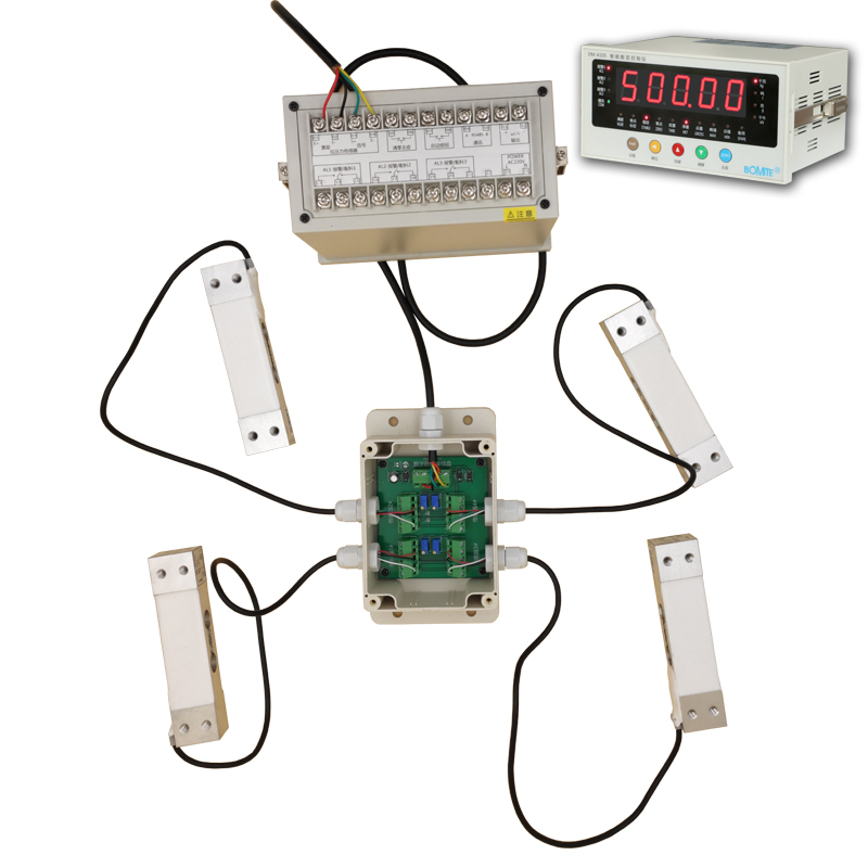 称重传感器接线盒四进一出拉压力S型悬G臂梁地磅秤接线博敏特A105