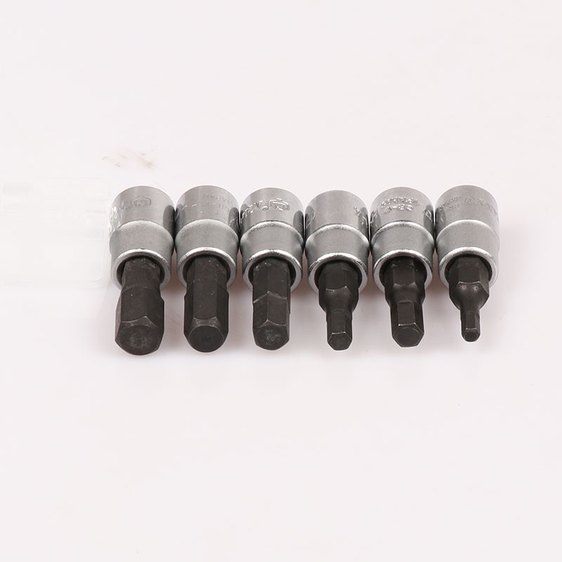 南豫h14六角扳手头内六角批头短旋具套筒12MM大飞压配棘轮套筒头