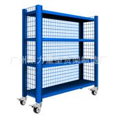 可移动货架带轮置物架多层带网格加厚承重仓库储物库房家用展示架