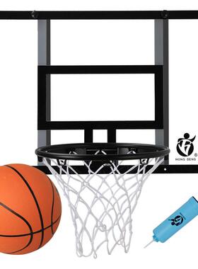 挂墙壁壁挂式式成球童人家用可折叠55485儿篮板篮框培训户外篮球