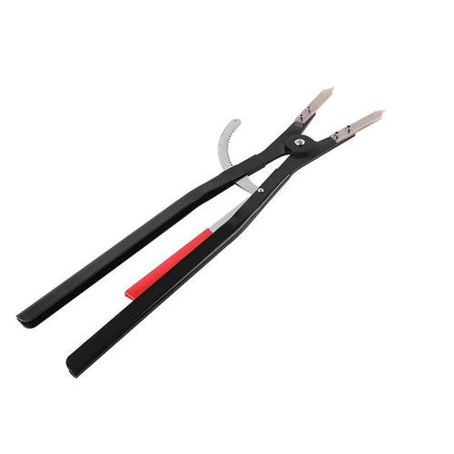 重钳型卡簧钳内外卡大号弯业级轴用嘴卡环工卡黄钳子卡钳工具25寸