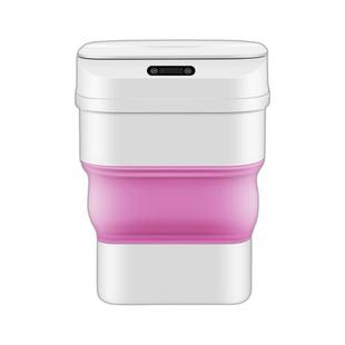 口家用智能ZSW L11折可叠感应垃圾桶出客厅卧室厨房桌面圾垃桶收