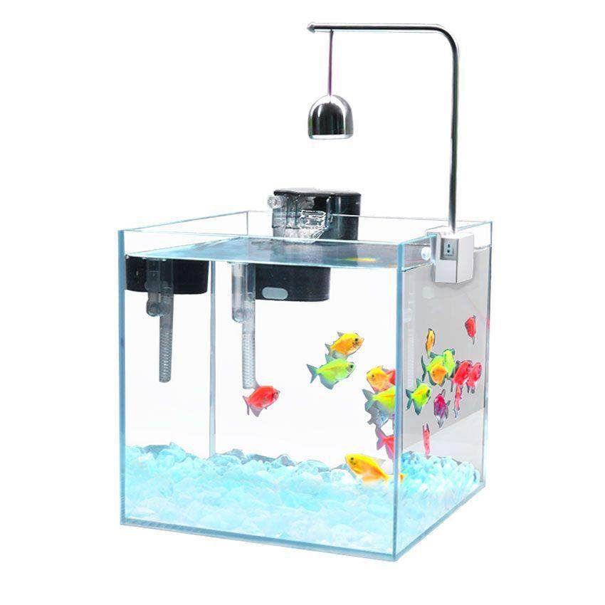 超鱼白缸DIY蓝世水晶石套色玻璃石造景套餐冰蓝晶水水底界客厅桌,宠物/宠物食品及用品,桌面缸,淘宝优惠券,粉丝福利购,淘宝优惠卷