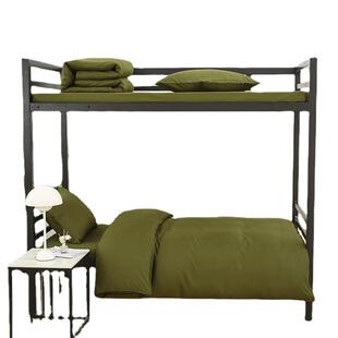 宿舍三件套上下铺六件套位全被子棉褥单子橄榄绿学校2022041床上