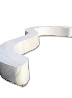 玻璃钢树池座椅园林条观坛创花意户景UVU外商场休息区长玻璃钢座