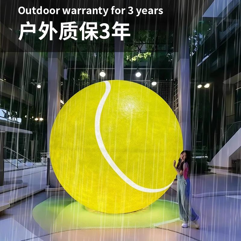 发光网球灯圆球灯户外月球灯台球桌球装饰灯足球篮球模型雕塑摆件