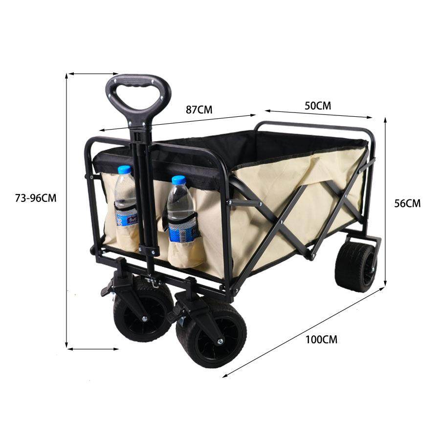 户露营车折叠越野营地车野餐桌板野营聚拢收纳拉杆摆摊手拉车