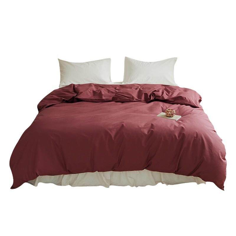 ins简约纯棉水洗棉单被套ell20241100全棉纯色被罩单件双人宿舍睡,床上用品,学生床品套件,淘宝优惠券,粉丝福利购,淘宝优惠卷