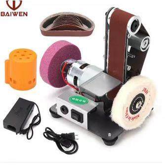 贸热销款f帆船外G型小型立式砂带机磨刀机电动磨能刀器多功打,五金/工具,抛光机/地面抛光机,淘宝优惠券,粉丝福利购,淘宝优惠卷