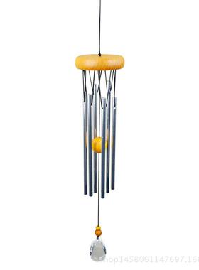 多管迷金属铝棒水晶小风铃饰你儿童卧室GMT18床头挂户挂外花园装