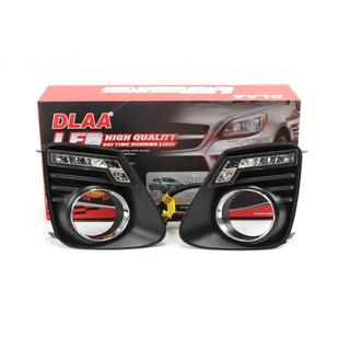 日间车行灯ed 卡罗拉LED前雾灯改装 适用丰田1l01TY472 L21213年款