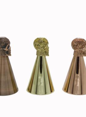 04不量器酒吧单头盎司杯1442骷髅头锈量杯外贸9钢0ml分酒酒器