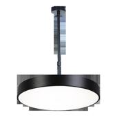 le棋牌室吊灯餐厅d美发店厅麻将馆天圆大圆形杆灯伸缩吊具客厅