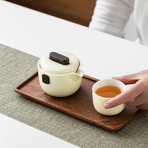 南美胡桃木盘子日式茶水