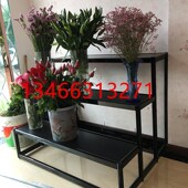 阶梯花店展示架阳台花架展y会花架鲜花台阶货架盆花阶梯展示 包邮