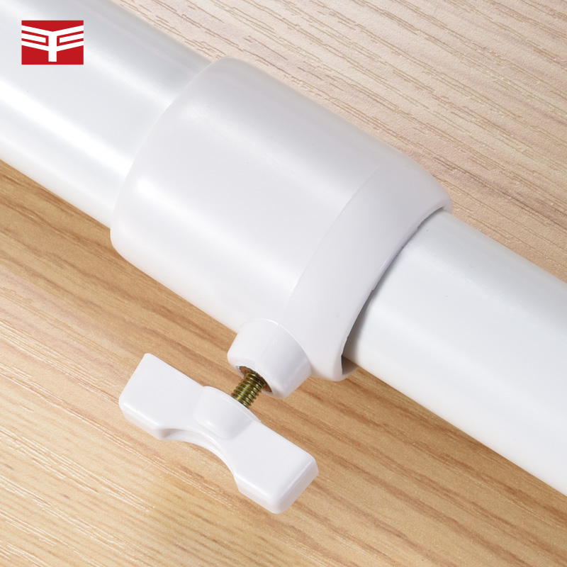 倍哥棒阳台晾衣杆固定免打孔伸缩杆浴室撑杆N挂衣架杆单杆式晒衣