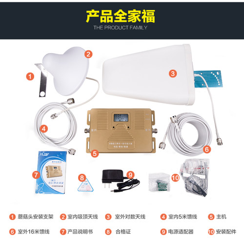全智能带屏三网合一企业家庭手机C信号放大器信号增加强扩大器套