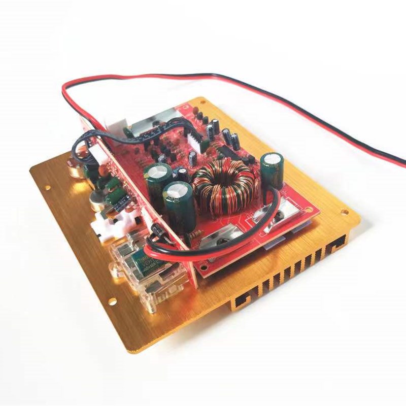 大功率12V车载低音炮功放震撼C低音800W有源音响功放主板