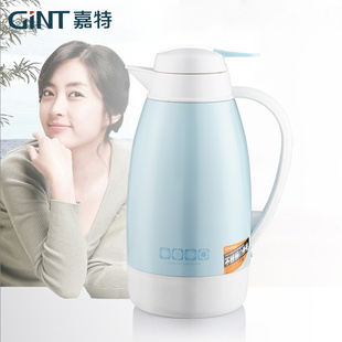 不锈钢开水瓶热水壶保暖壶瓶 嘉特双层玻璃内胆保温o壶家用大容量