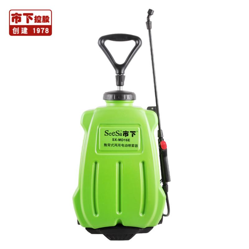 16L背负式打药机防疫消杀酒精84带拖车高压喷药机电动喷雾器