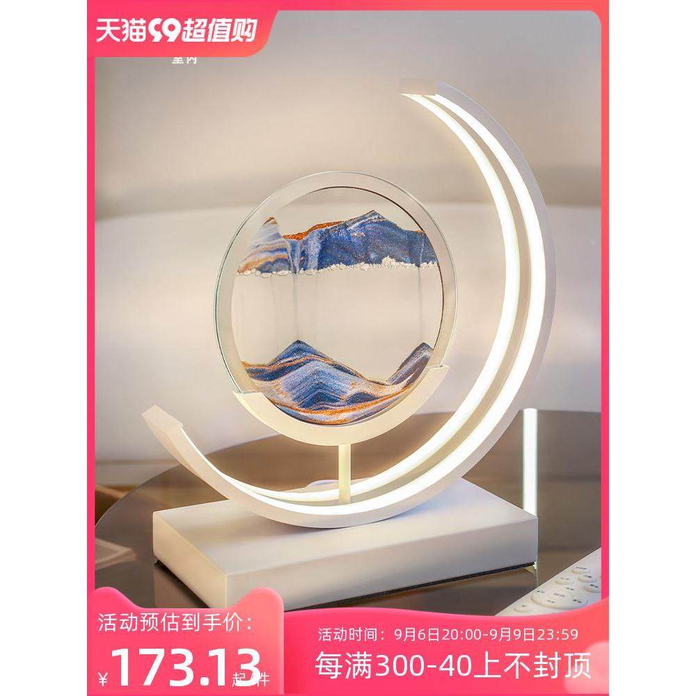 创意解压3d立体流沙画摆件夜灯沙漏客厅电视柜办公室装饰乔迁礼物,鲜花速递/花卉仿真/绿植园艺,洒水/浇水壶,淘宝优惠券,粉丝福利购,淘宝优惠卷