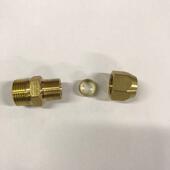 接外径10mm 铜管卡套接头 铜管 三分 外牙直径16.4mm 外螺纹G3