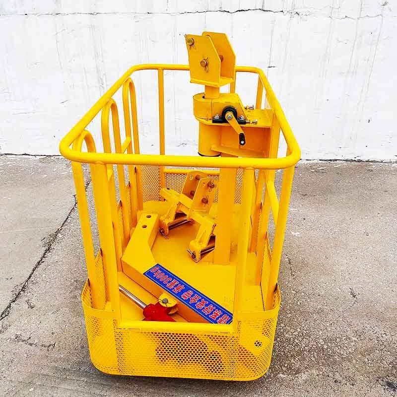 牌旋转高空作业吊篮吊 高平业空作站人台mlk 吊车臂前端吊筐