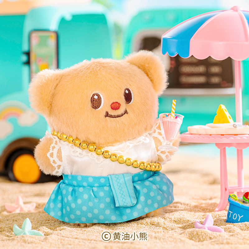 黄油小熊泰国泼水节挂件
