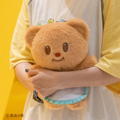 黄油小熊手偶玩偶公仔