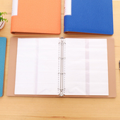 名片册商务大容量1000卡男女式 名片夹A4皮M面活页收纳卡片册集卡